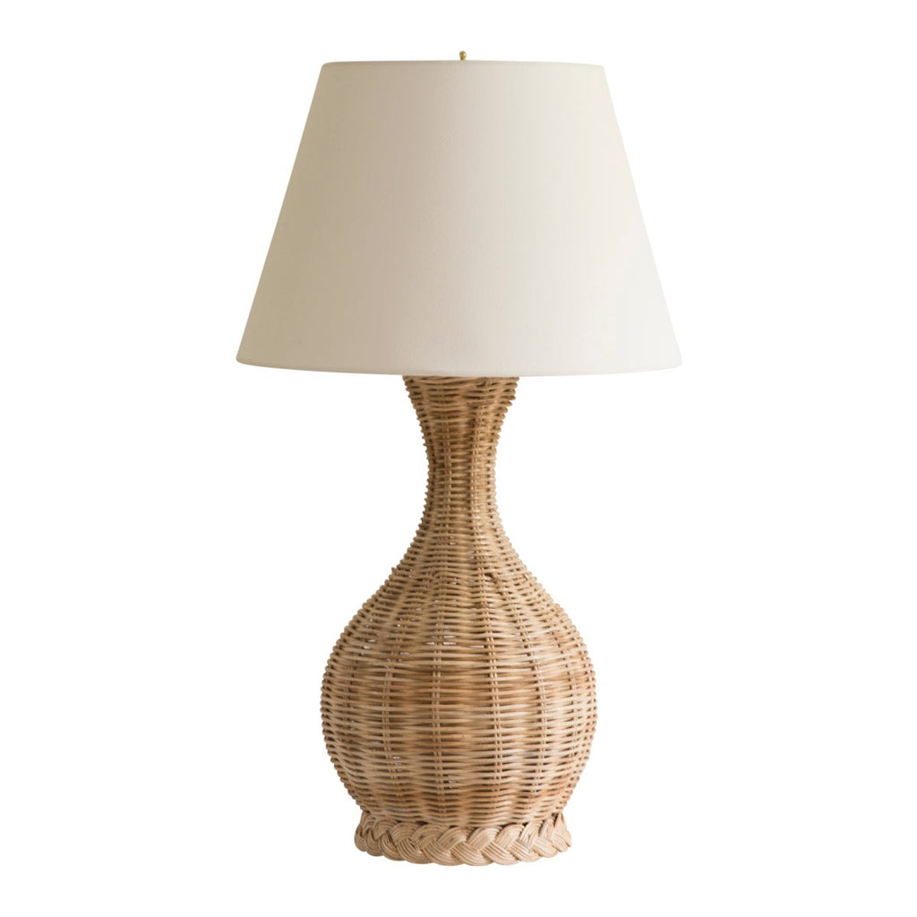Whitehaven Wicker Table Lamp Base - Table Lamps - The Well Appointed House