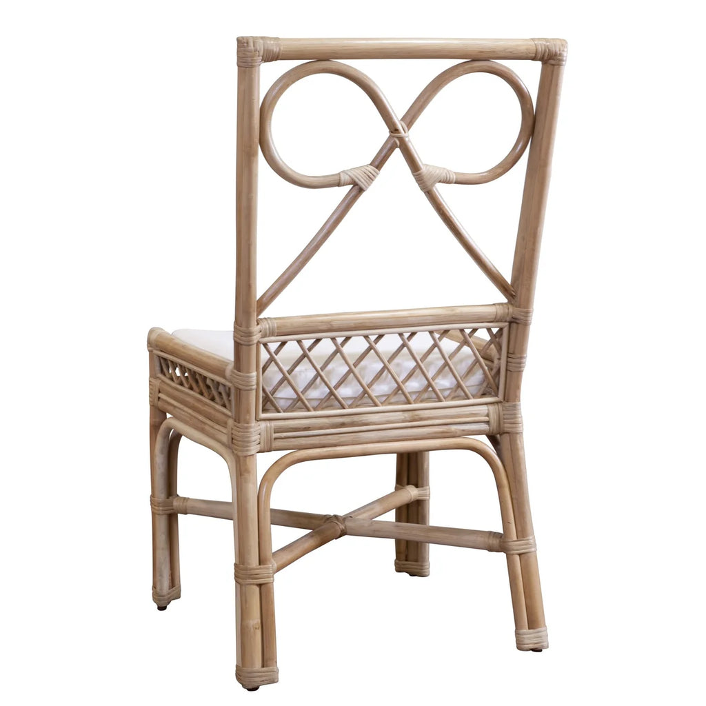 Bow Back Woven Dining Chair - Little Loves Tables & Chairs - The Well Appointed House