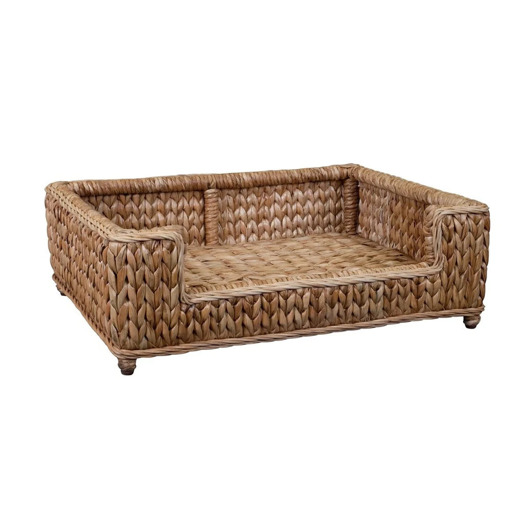 Harvested Rattan Wicker Sweater Weave Dog Bed - Pet Accessories - The Well Appointed House
