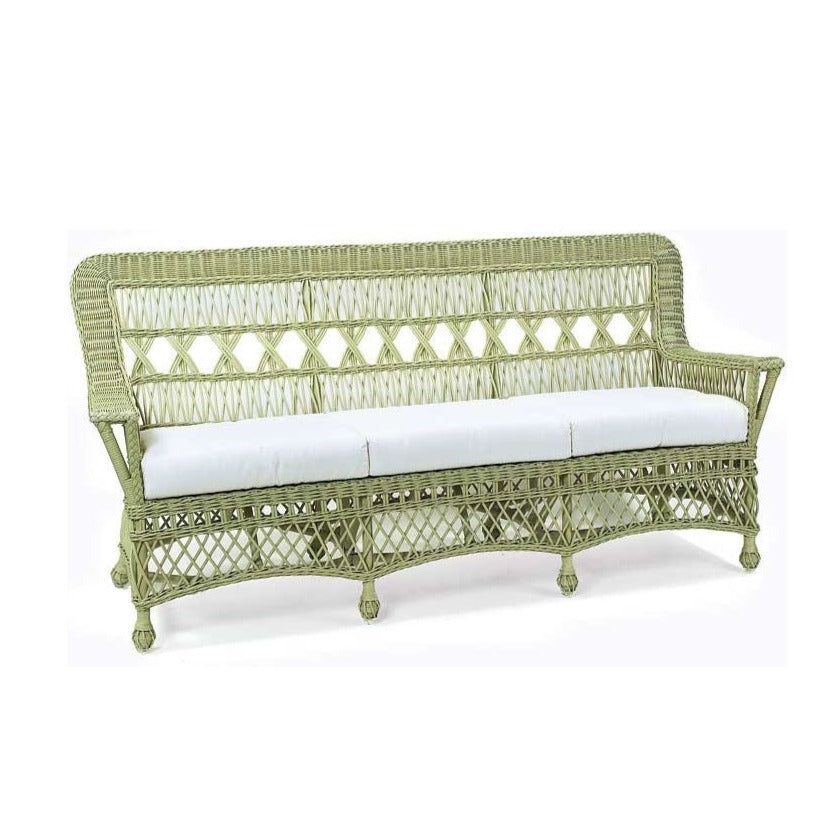Wicker Loggia Sofa with Cushions - Outdoor Sofas & Sectionals - The Well Appointed House