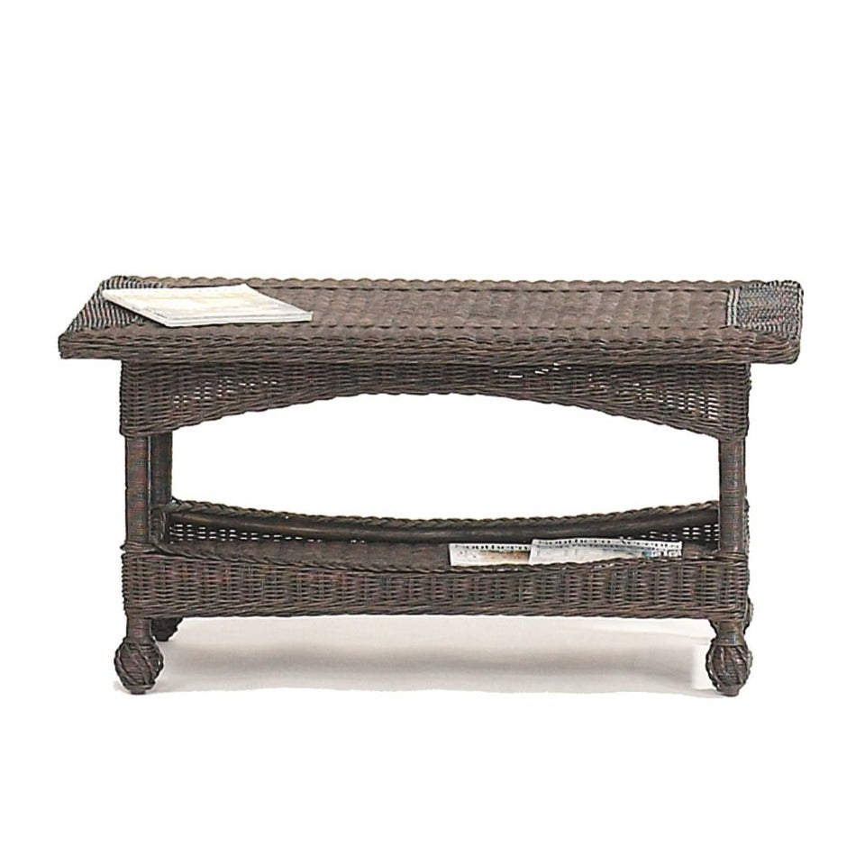 Wicker Coffee Table - The Well Appointed House