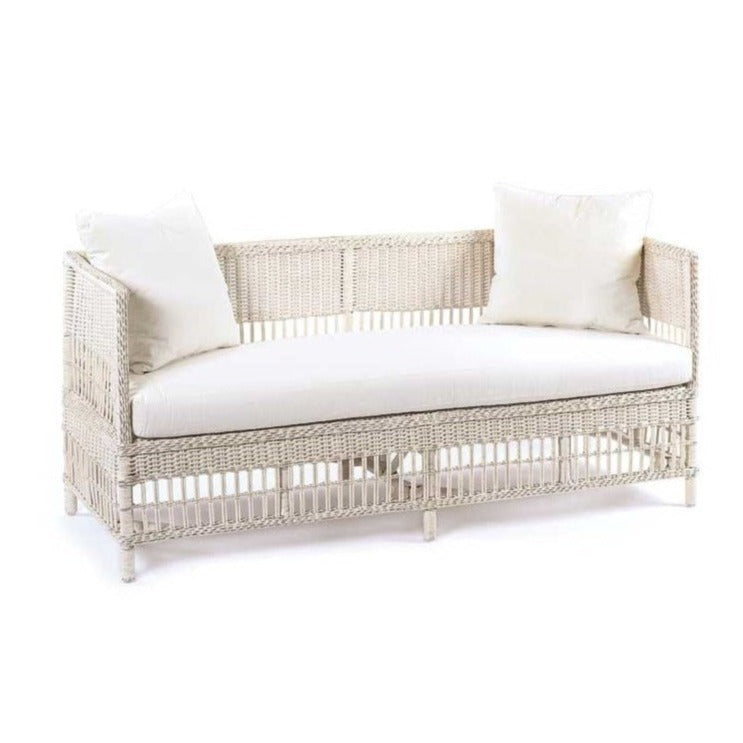 Wicker Rattan Daybed Sofa - The Well Appoitned House