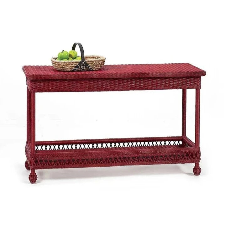Wicker Sofa Table - Side & Accent Tables - The Well Appointed House