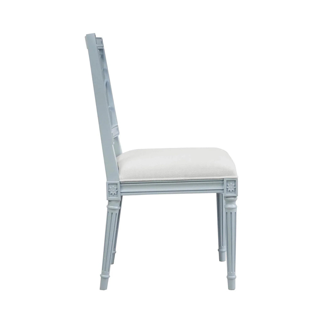 McKay Dining Chair in Light Blue Lacquer - Dining Chairs - The Well Appointed House
