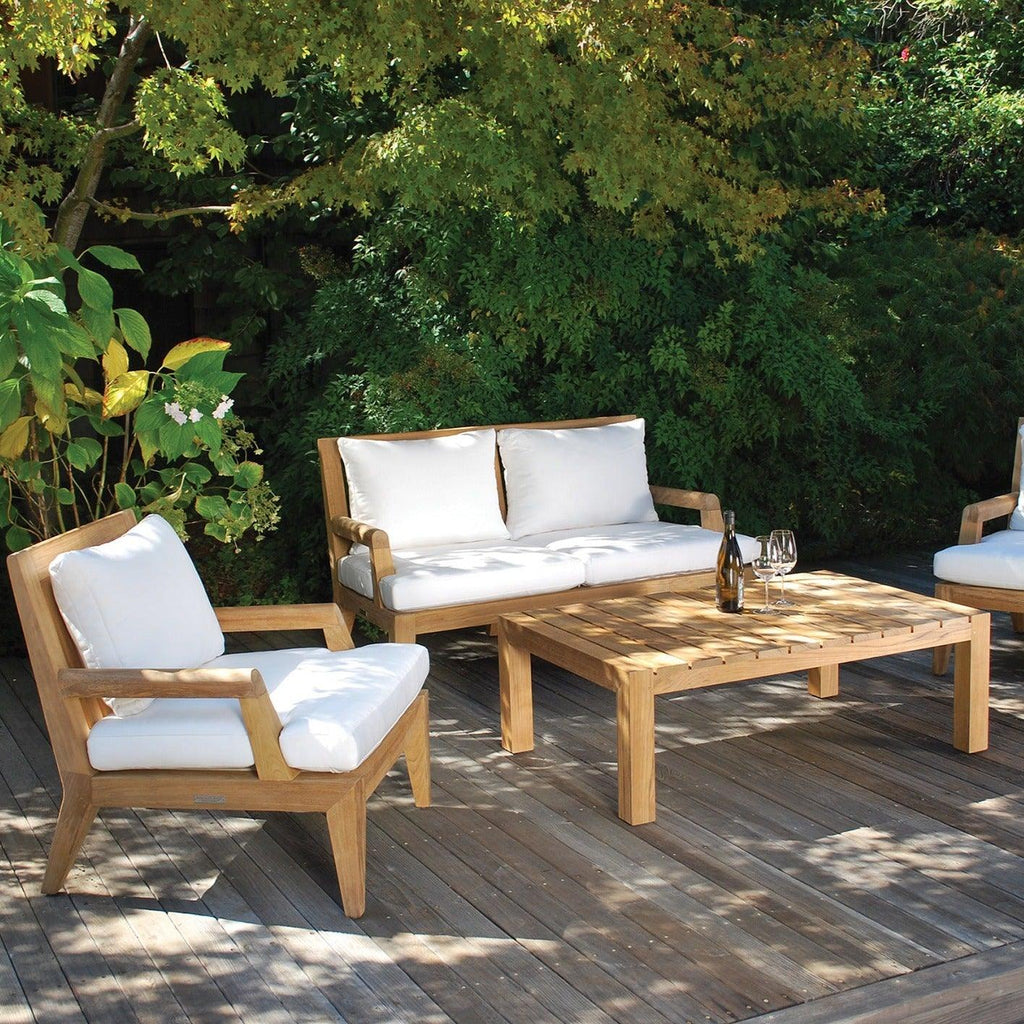 Mendocino Deep Seating Outdoor Settee - Outdoor Sofas & Sectionals - The Well Appointed House