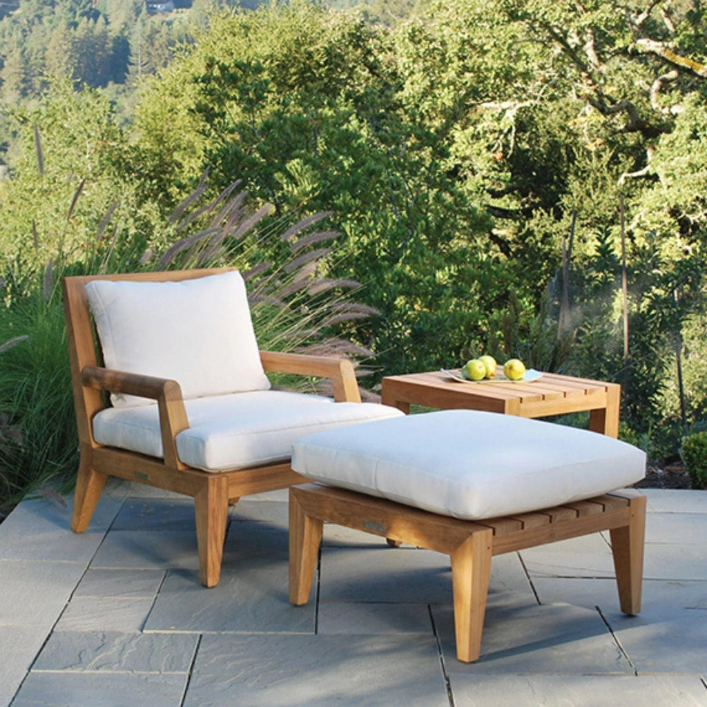 Mendocino Outdoor Teak Side Table - Outdoor Coffee & Side Tables - The Well Appointed House