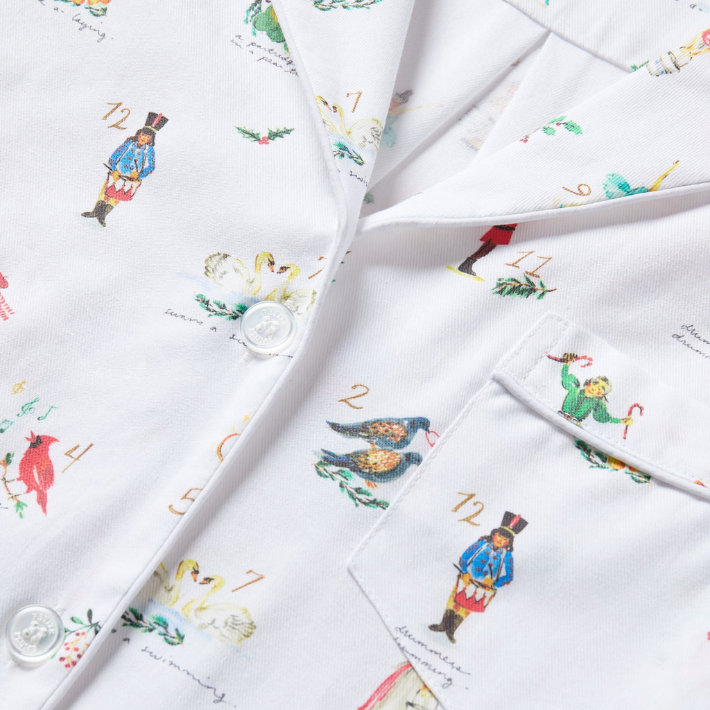 Men's Twill Pajama Set in 12 Days of Christmas - The Well Appointed House 