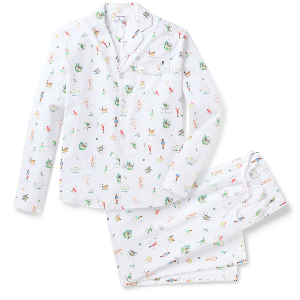 Men's Twill Pajama Set in 12 Days of Christmas - The Well Appointed House 