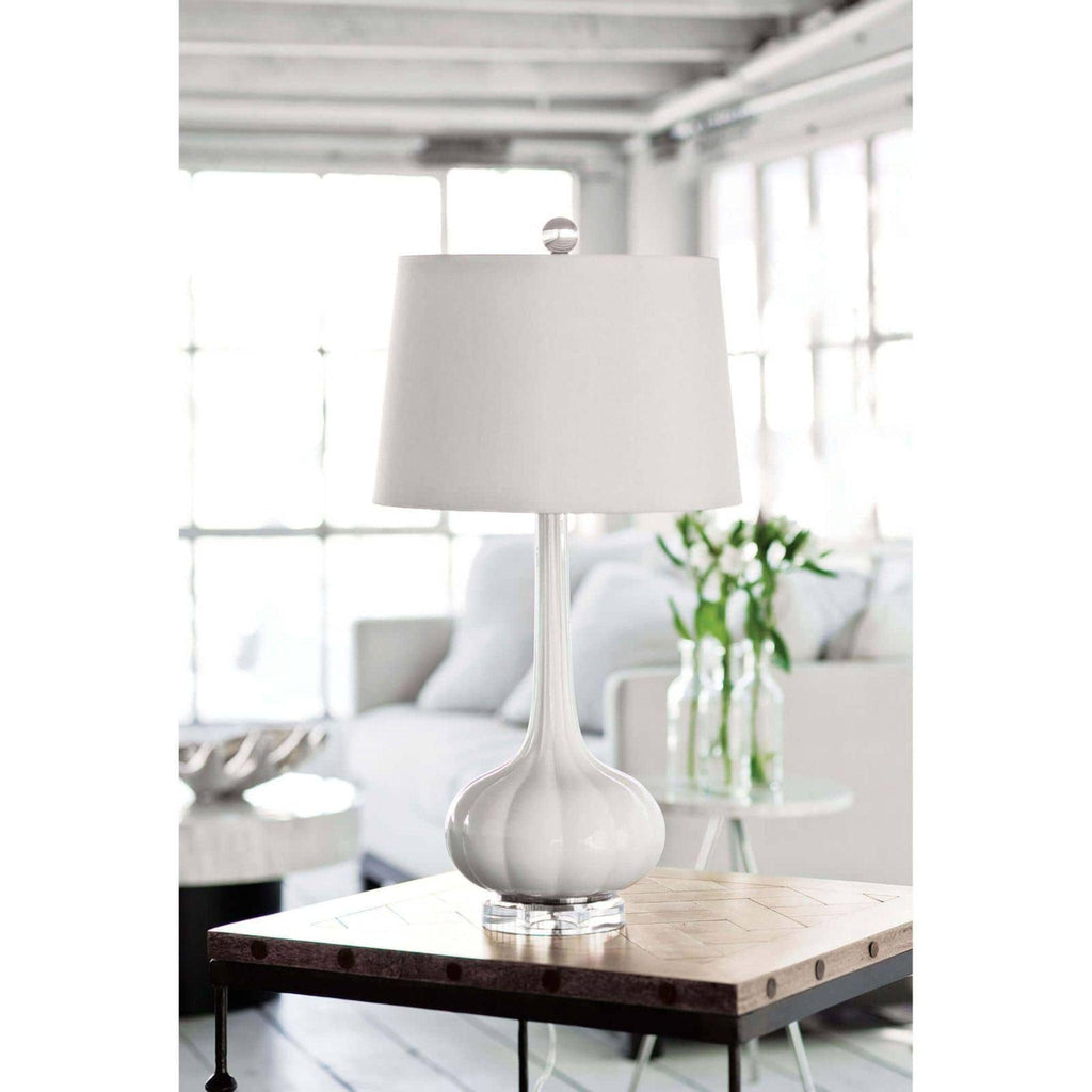 Milano Table Lamp (Snow) - Table Lamps - The Well Appointed House