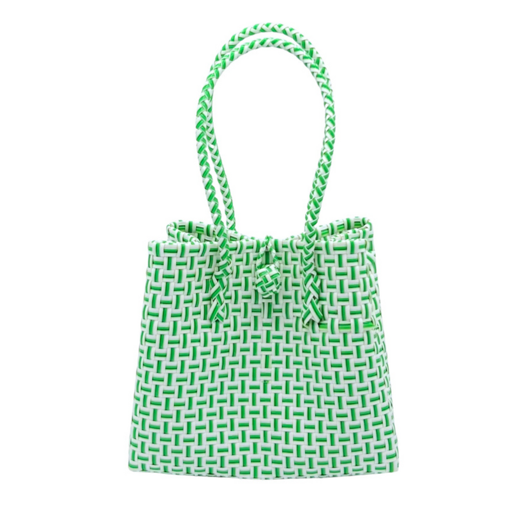 Mini Ella Tote in Green Check - The Well Appointed House