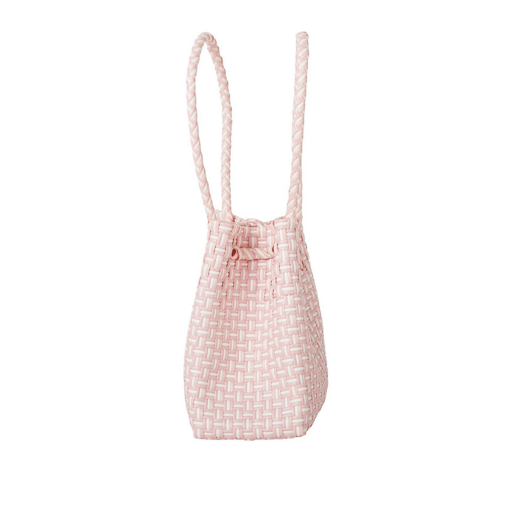Mini Ella Tote in Light Pink Check - The Well Appointed House