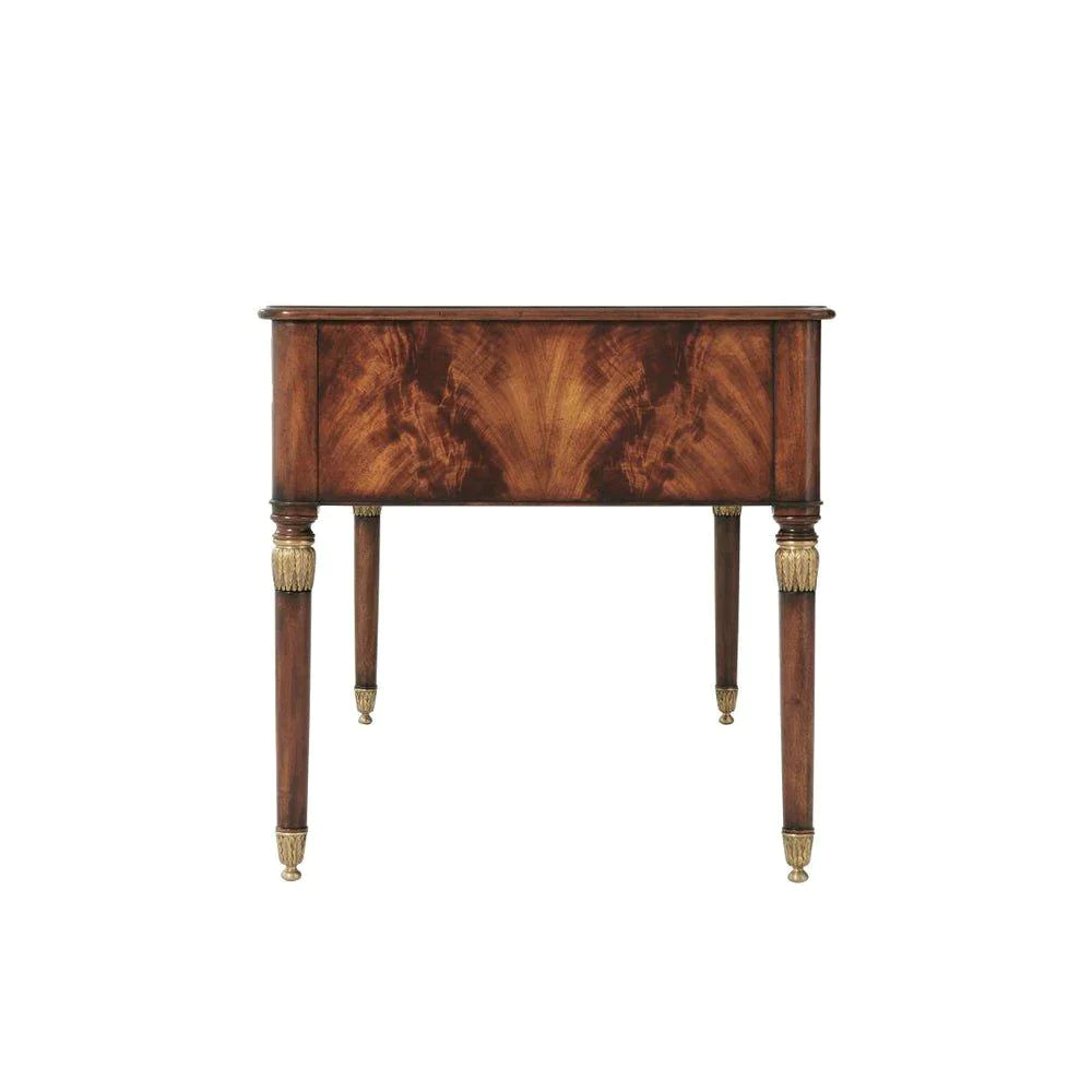 Missives to a Friend Flame Veneered Writing Desk - Desks & Desk Chairs - The Well Appointed House