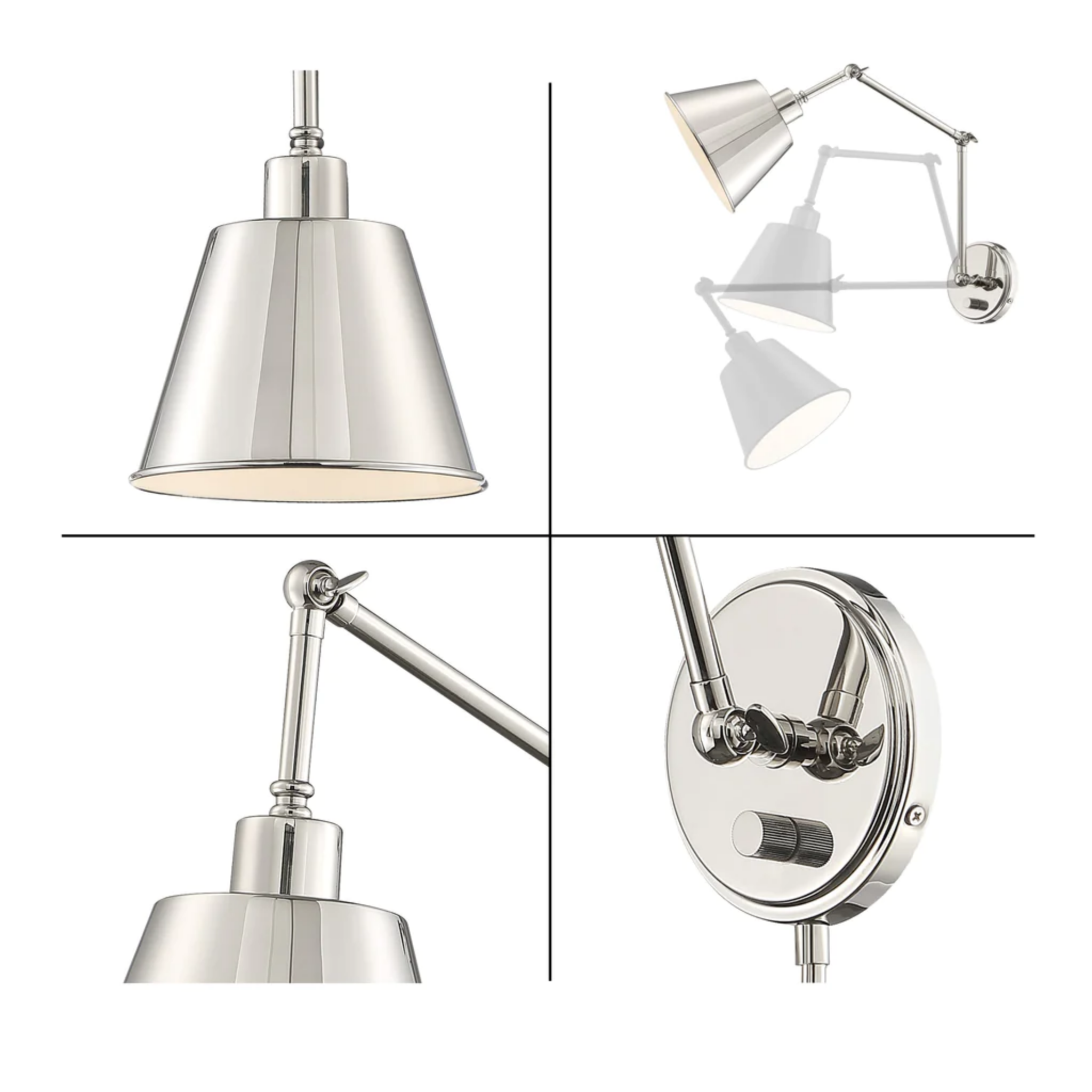 Mini Task Sconce Mitchell One Light Task Sconce – The Well Appointed House
