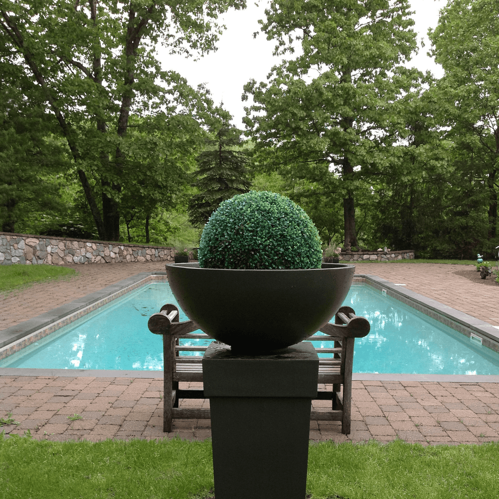 Modern Bowl Garden Planter - Outdoor Planters - The Well Appointed House