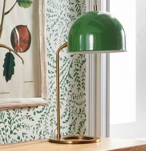 Modern Green Metal Desk Lamp - Table Lamps - The Well Appointed House