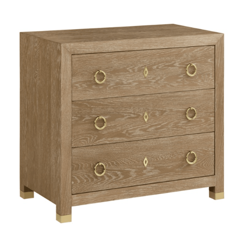 Modern History Ventura Three Drawer Chest - Nightstands & Chests - The Well Appointed House