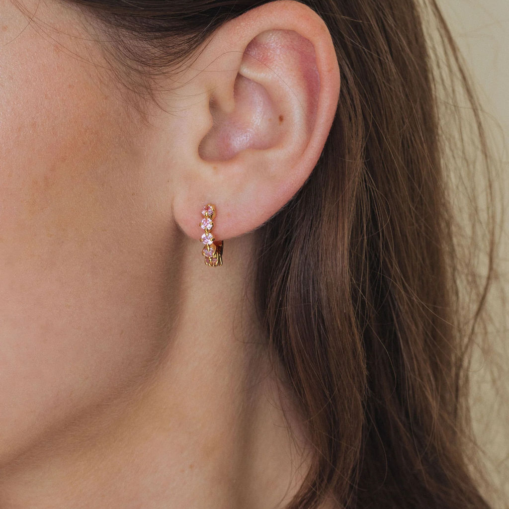 Moira Hoops in Light Rose - Te Well Appointed House
