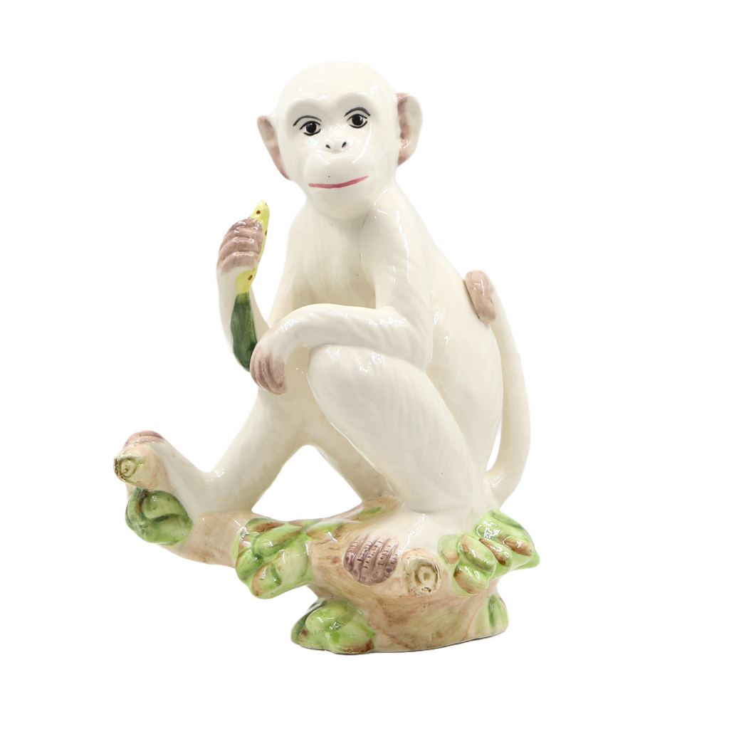 Right Ceramic Monkey - The Well Appointed House