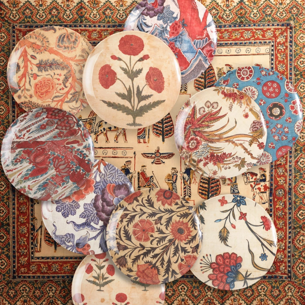 Set of Four Mughal Dinner Plates - The Well Appointed House