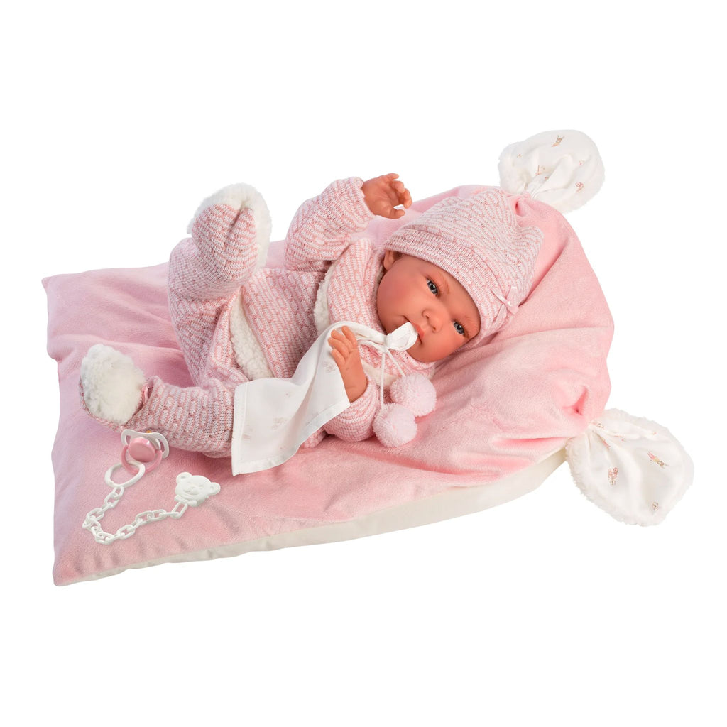 Newborn Doll Naomi with Cushion-The Well Appointed House