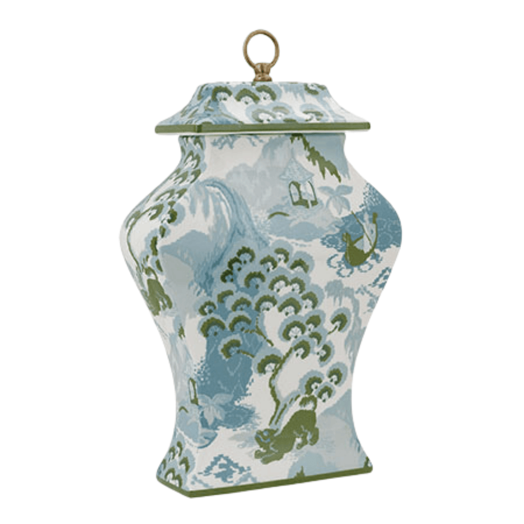 Narrow Celadon Porcelain Jar - Vases & Jars - The Well Appointed House