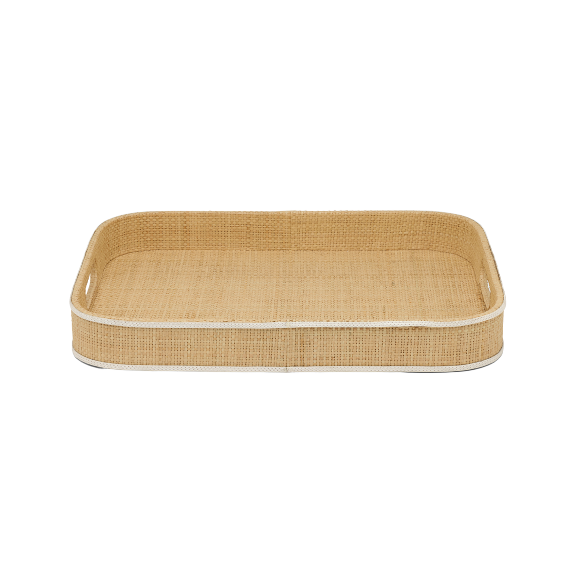 Gable Natural White Rectangular Tray – The Well Appointed House