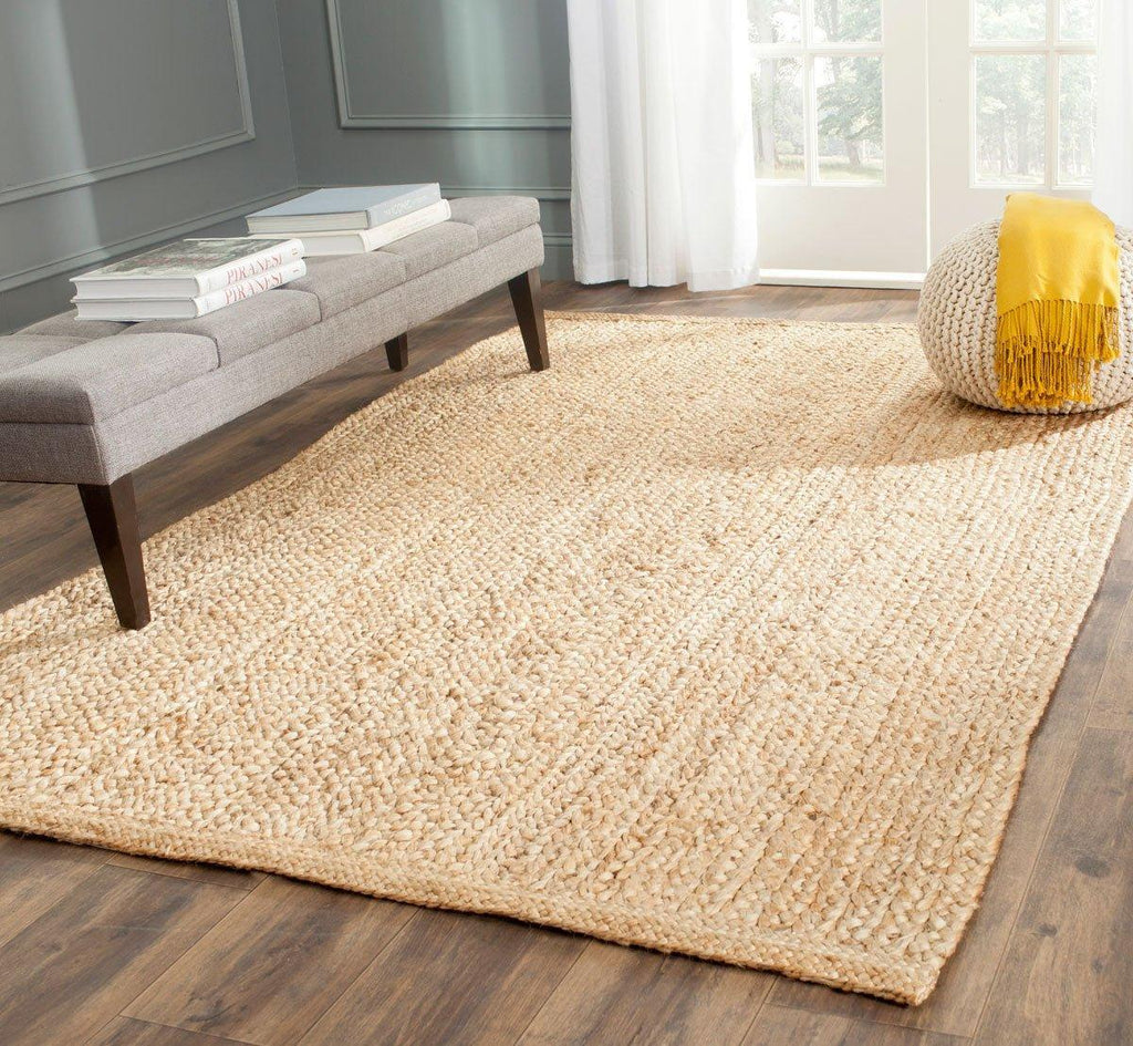 Natural Bright Jute Hand Woven Rug - Rugs - The Well Appointed House