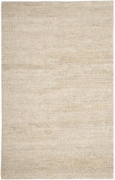 Natural Fiber Hand Woven Jute Rug in Bleach - Rugs - The Well Appointed House