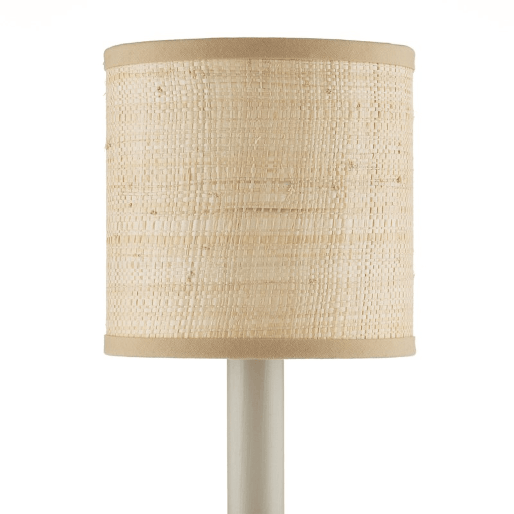 Natural Grasscloth Drum Chandelier Shade - Lamp Shades - The Well Appointed House