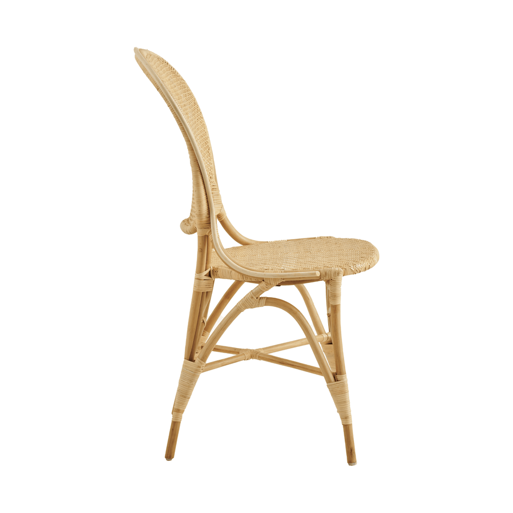 Natural Rattan Bistro Dining Side Chair - Dining Chairs - The Well Appointed House