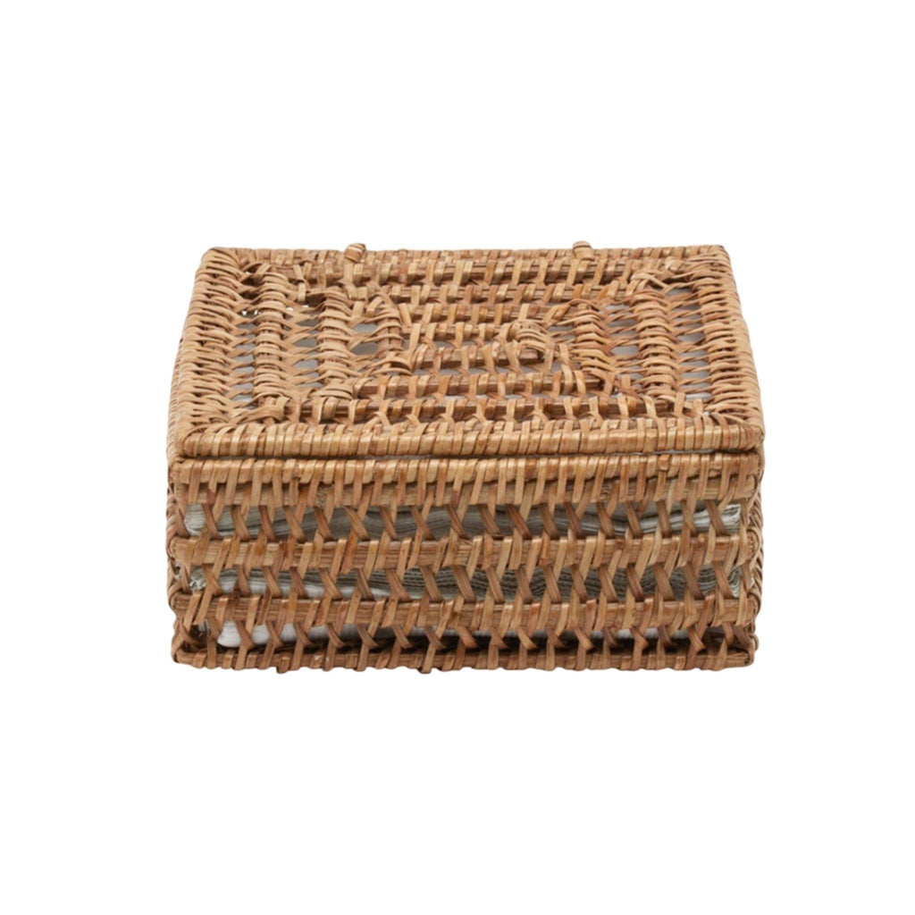 Natural Rattan Napkin Holder - Kitchen Storage - The Well Appointed House