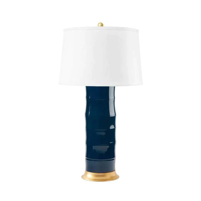 Navy blue table best sale lamp base