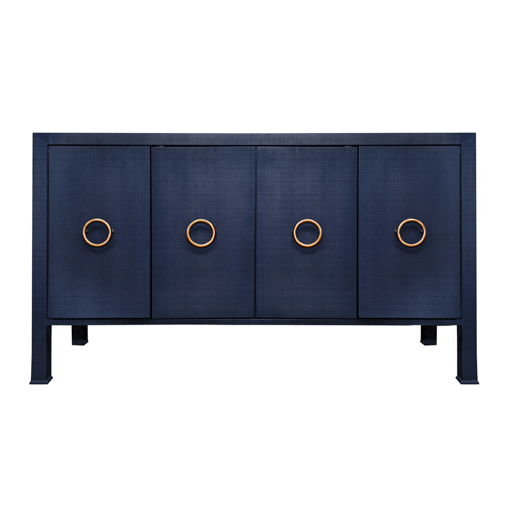 Navy Rue Four Door Buffet Cabinet - Buffets & Sideboards - The Well Appointed House