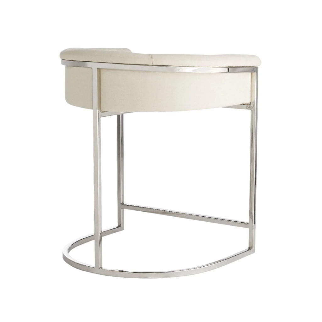 Nickel Counter Stool - Bar & Counter Stools - The Well Appointed House