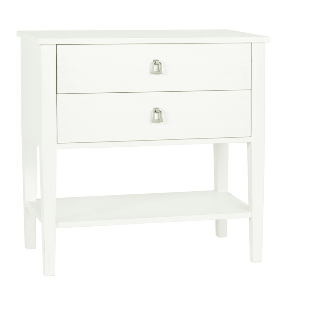 Noah Two Drawer Side Table - Side & Accent Tables - The Well Appointed House