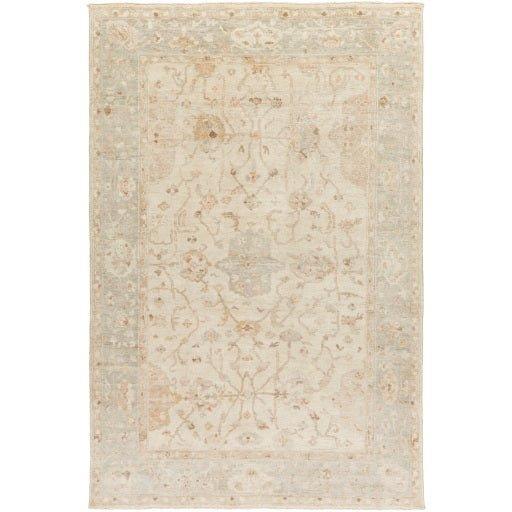 Normandy Beige & Grey Wool Rug, Available in a Variety of Sizes - Rugs - The Well Appointed House