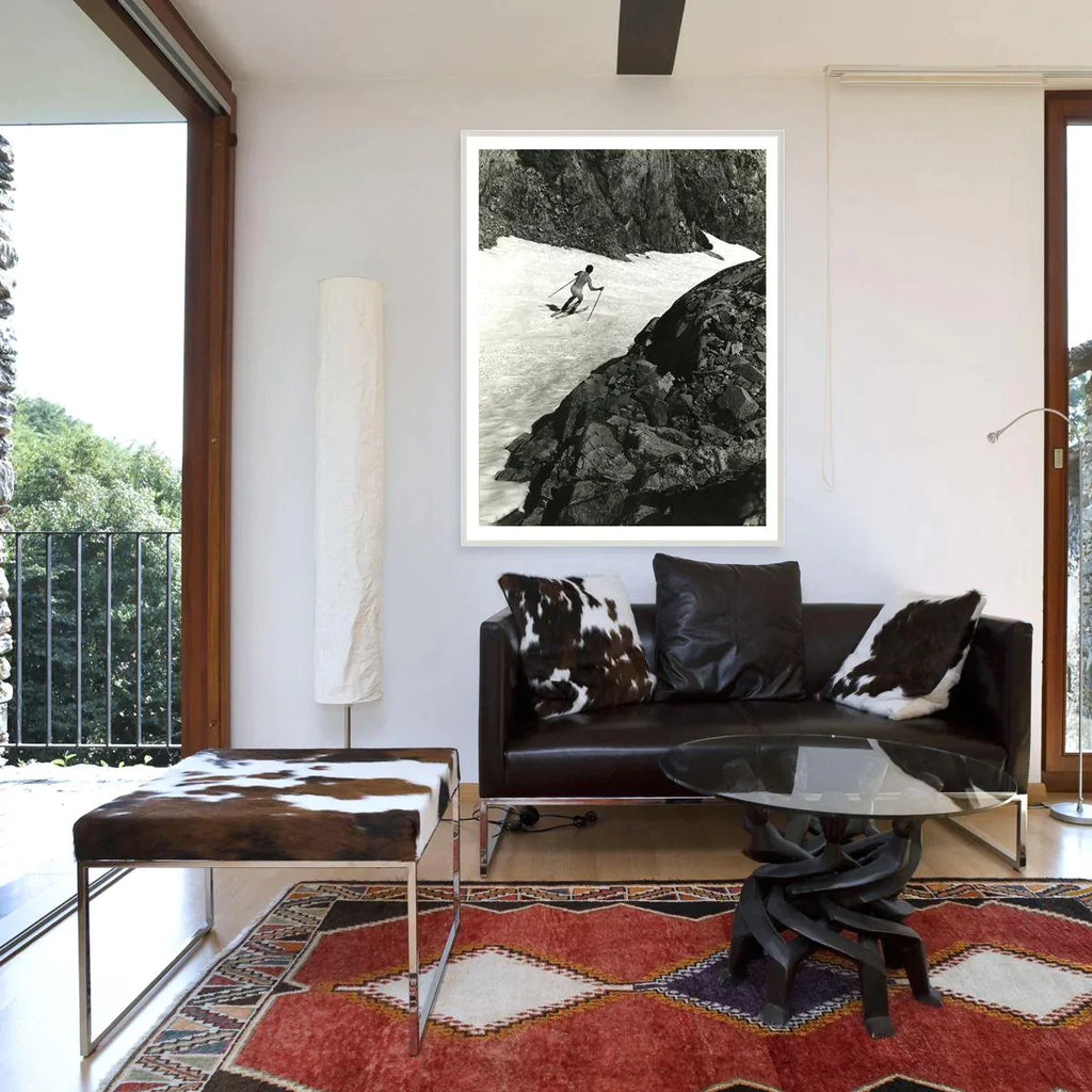 Nude Skier Wall Art - Photography - The Well Appointed House