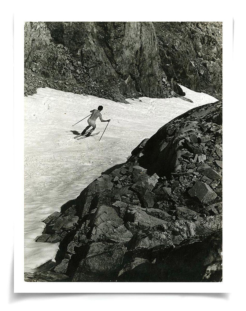 Nude Skier Wall Art - Photography - The Well Appointed House