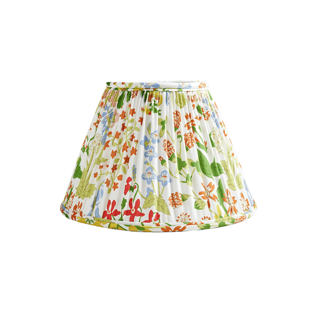 Nymph Floral Pleated Shade - Lamp Shades - The Well Appointed House
