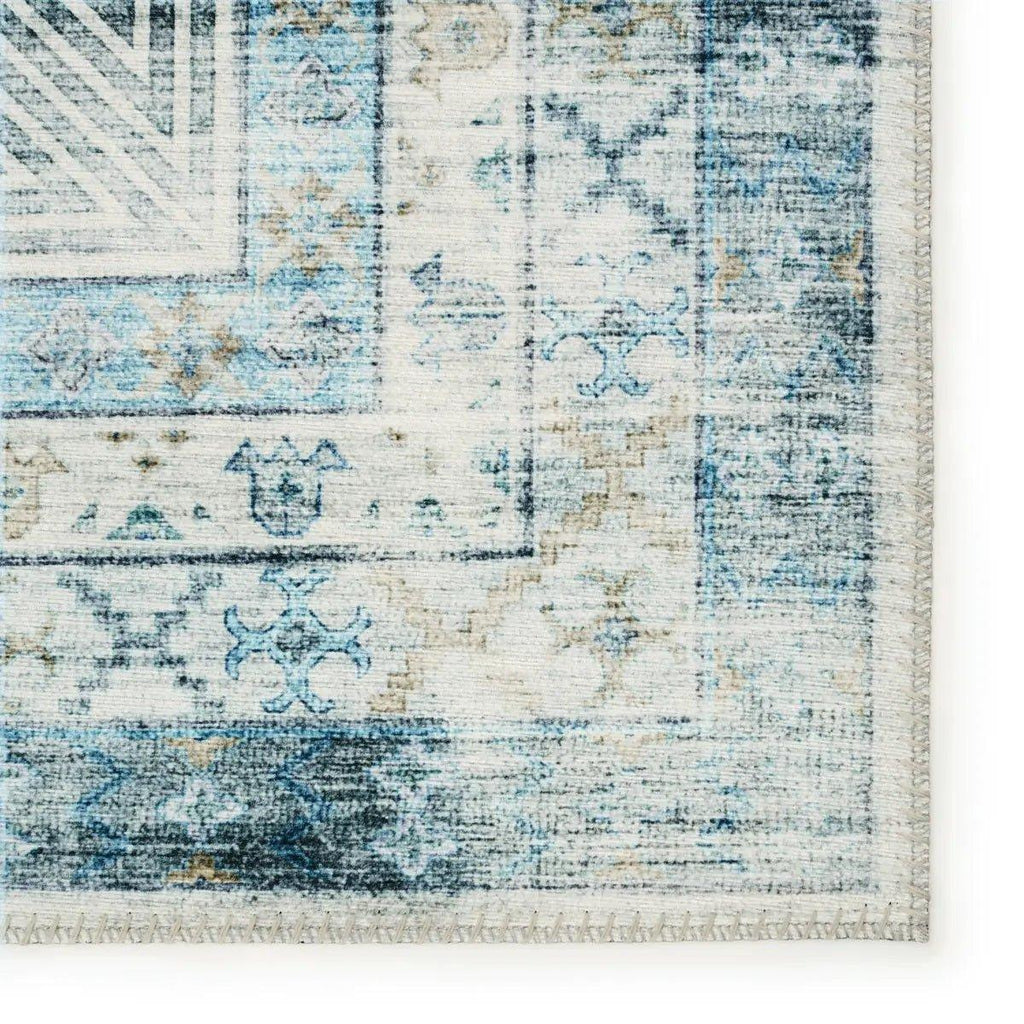 Nyria Area Rug in Blue and Gray - Rugs - The Well Appointed House