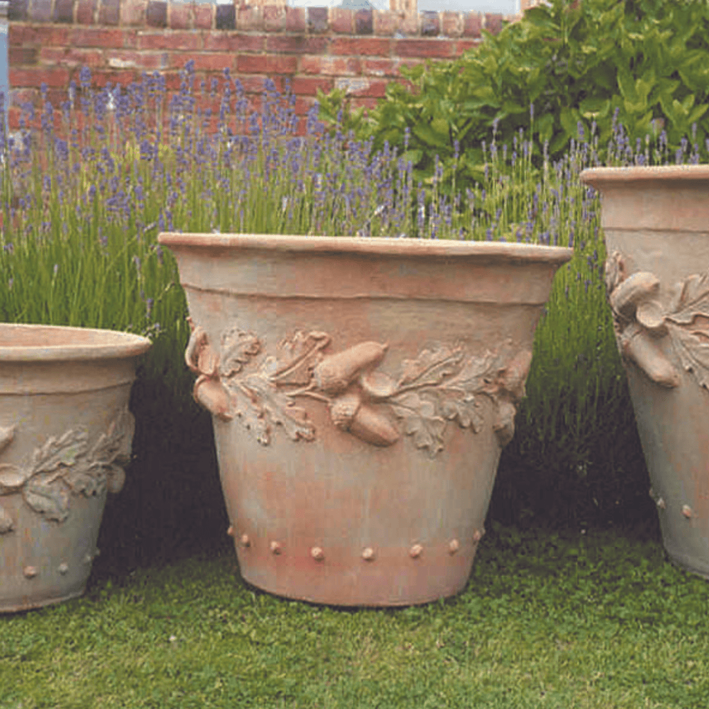 Oakleaf Garden Pot - Outdoor Planters - The Well Appointed House
