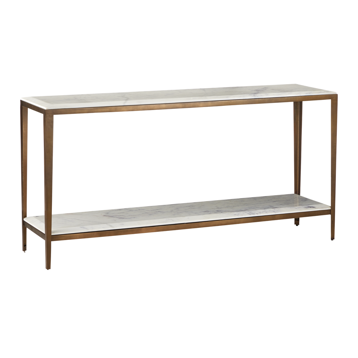 Oblique Marble Console Table – The Well Appointed House
