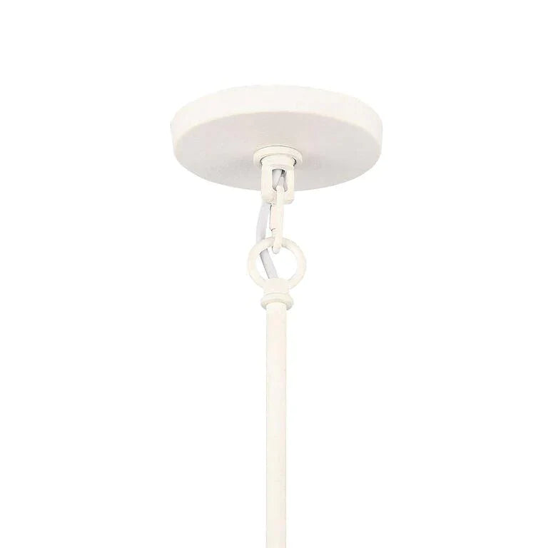 Opal Glass Globe with Wicker Cane Shade Pendant Light - Chandeliers & Pendants - The Well Appointed House