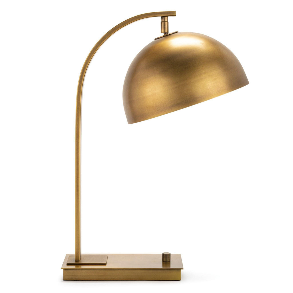 Otto Desk Lamp in Natural Brass Finish - BARGAIN BASEMENT ITEM - Bargain Basement Item - The Well Appointed House