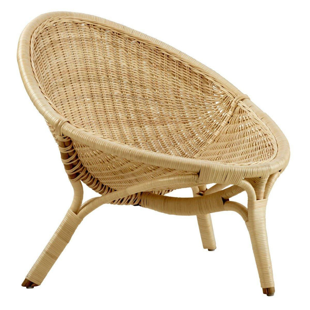 Outdoor AluRattan™ Bowl Chair With Optional Cushion - Outdoor Chairs & Chaises - The Well Appointed House