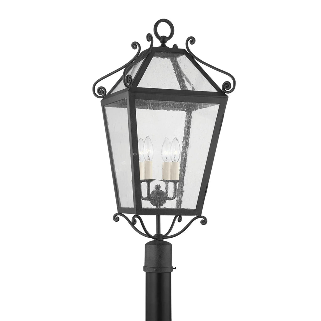 Outdoor Santa Barbara County French Iron Lamp Post - Outdoor Lighting - The Well Appointed House
