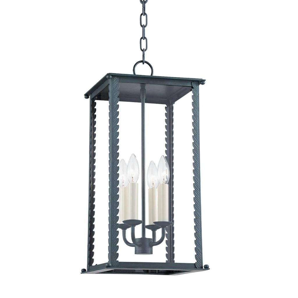 Outdoor Zuma Four Lamp Pendant Light in Verdigris Finish - Outdoor Lighting - The Well Appointed House