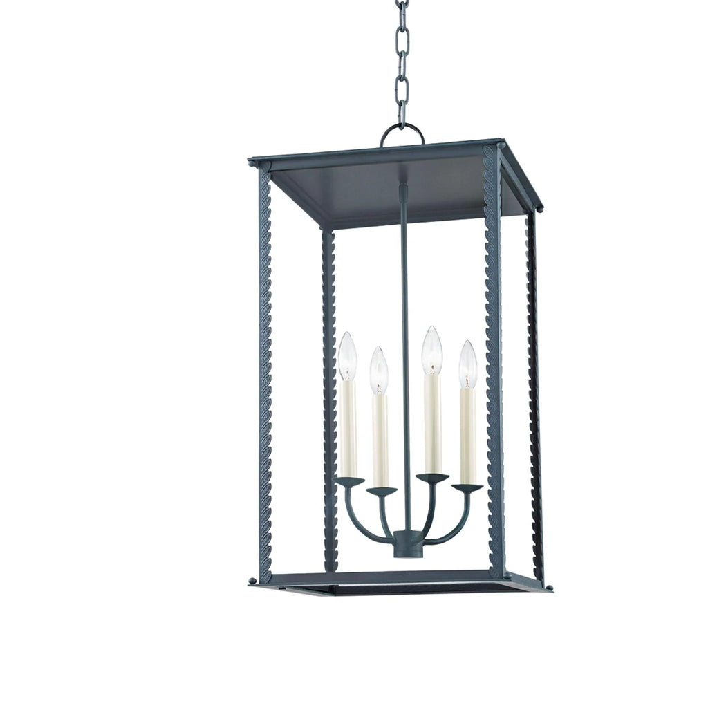 Outdoor Zuma Large Four Lamp Pendant Light in Verdigris Finish - Outdoor Lighting - The Well Appointed House