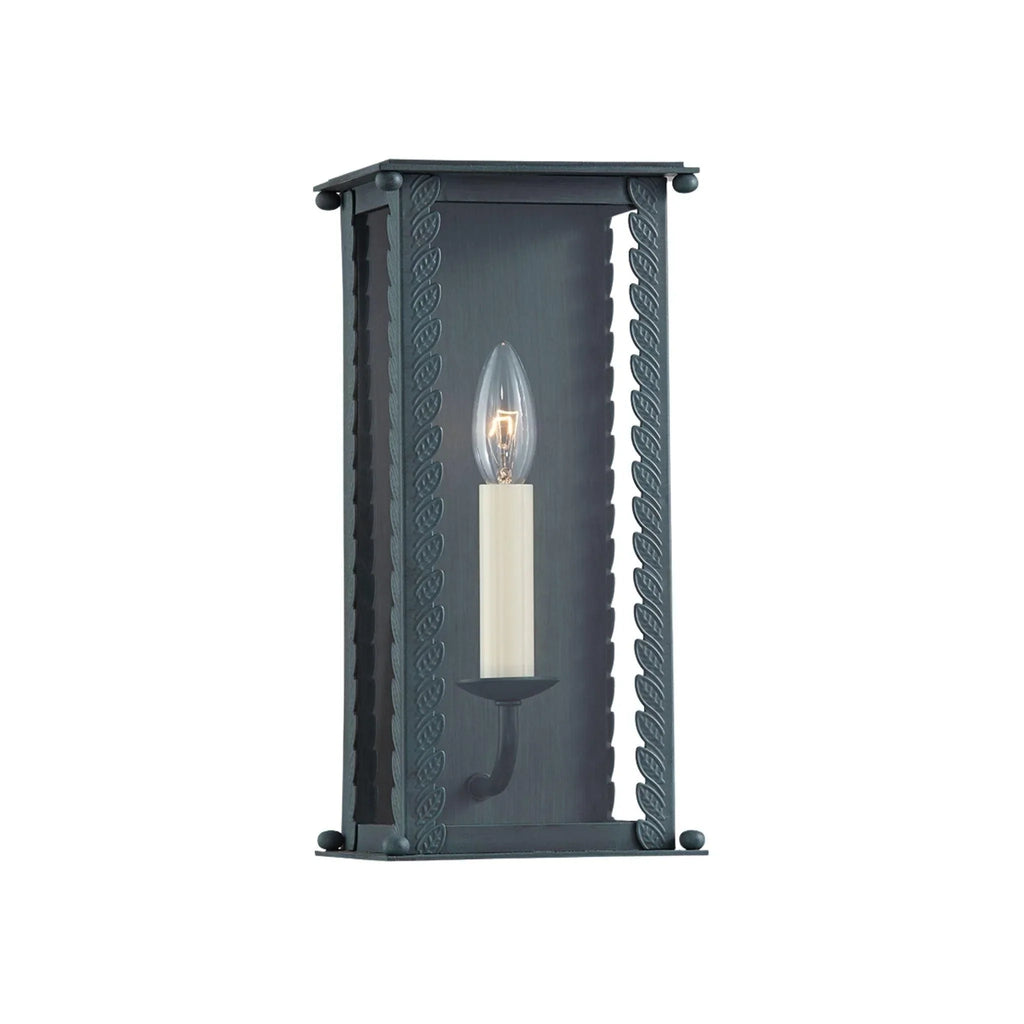Outdoor Zuma Single Lamp Wall Sconce in Verdigris Finish - Outdoor Lighting - The Well Appointed House