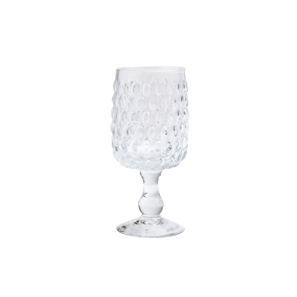 Oval Beaded Hand Blown Glasses - Drinkware - The Well Appointed House